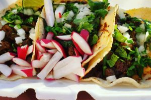 tacos with radishes