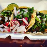 tacos with radishes