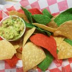 colorful nacho chips