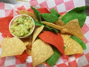 colorful nacho chips