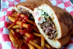 torta with fries torta