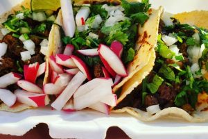 tacos with homemade tortillas